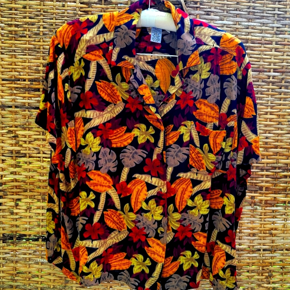 Floral Camp Shirt by Sag Harbor